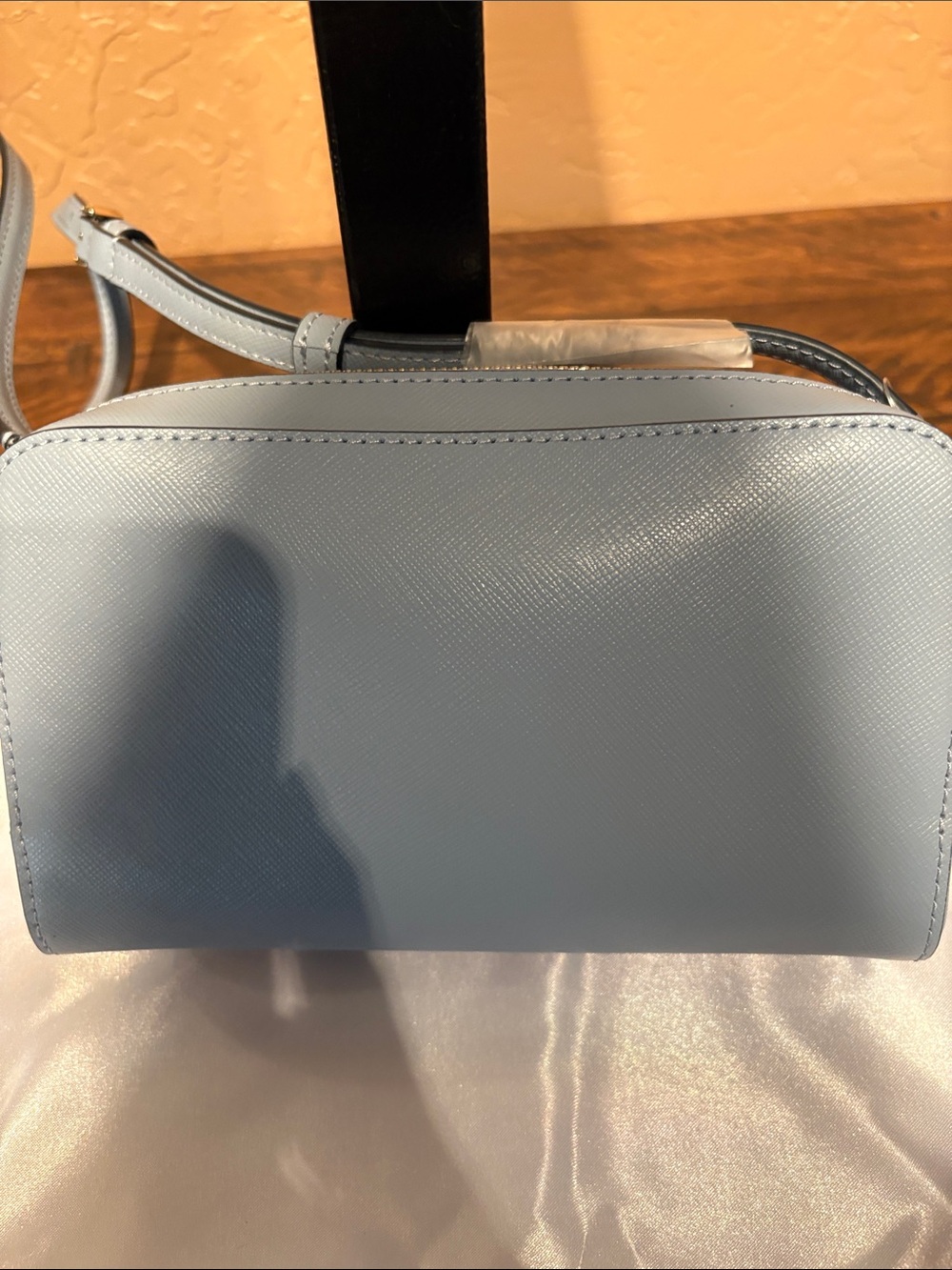 kate spade NWT Stacie Dual Zip Saffiano Leather in Muted Blue MSRP $279 - Picture 6 of 11